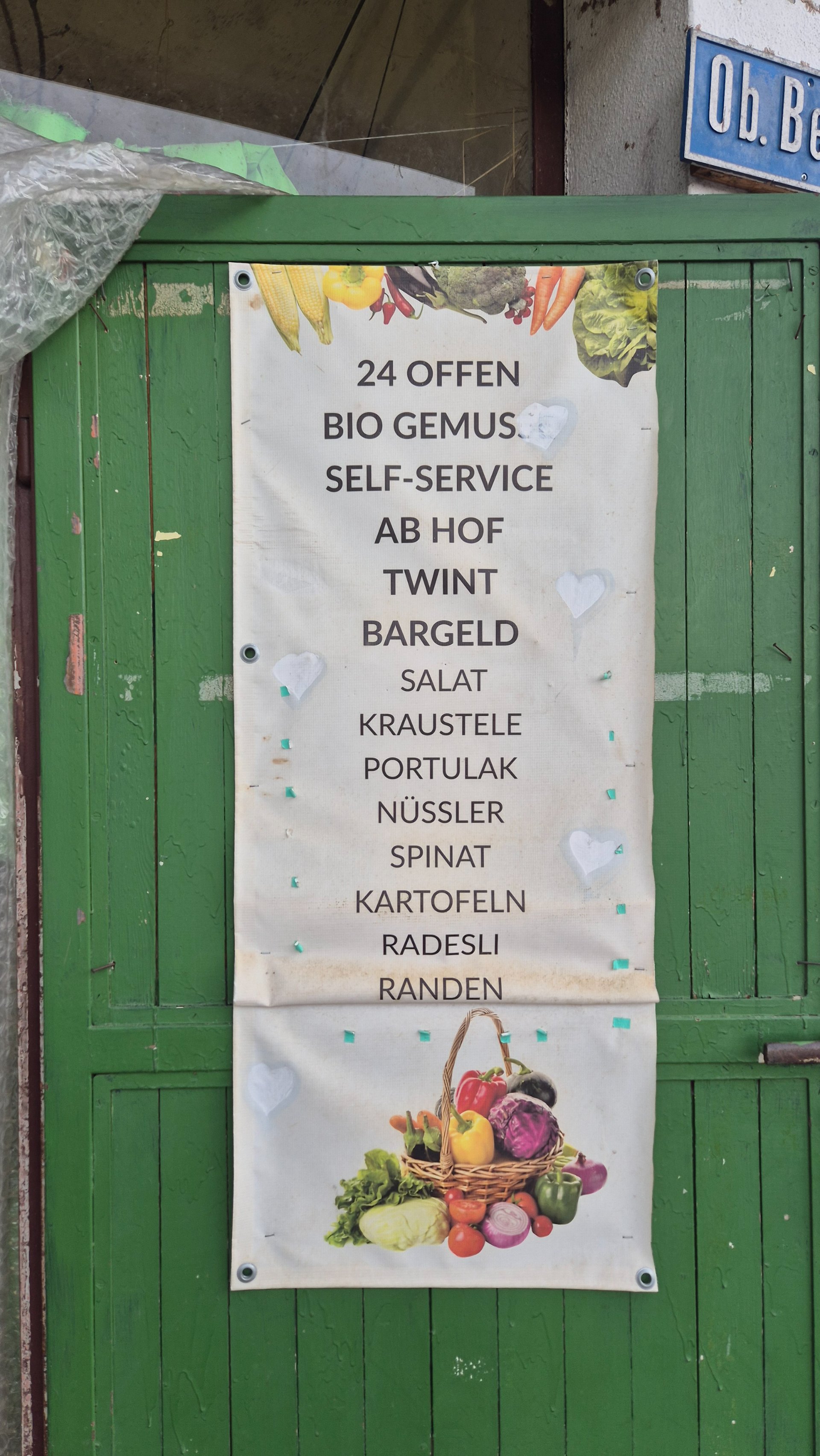 Züttel Bio-Gemüse – Innenansicht